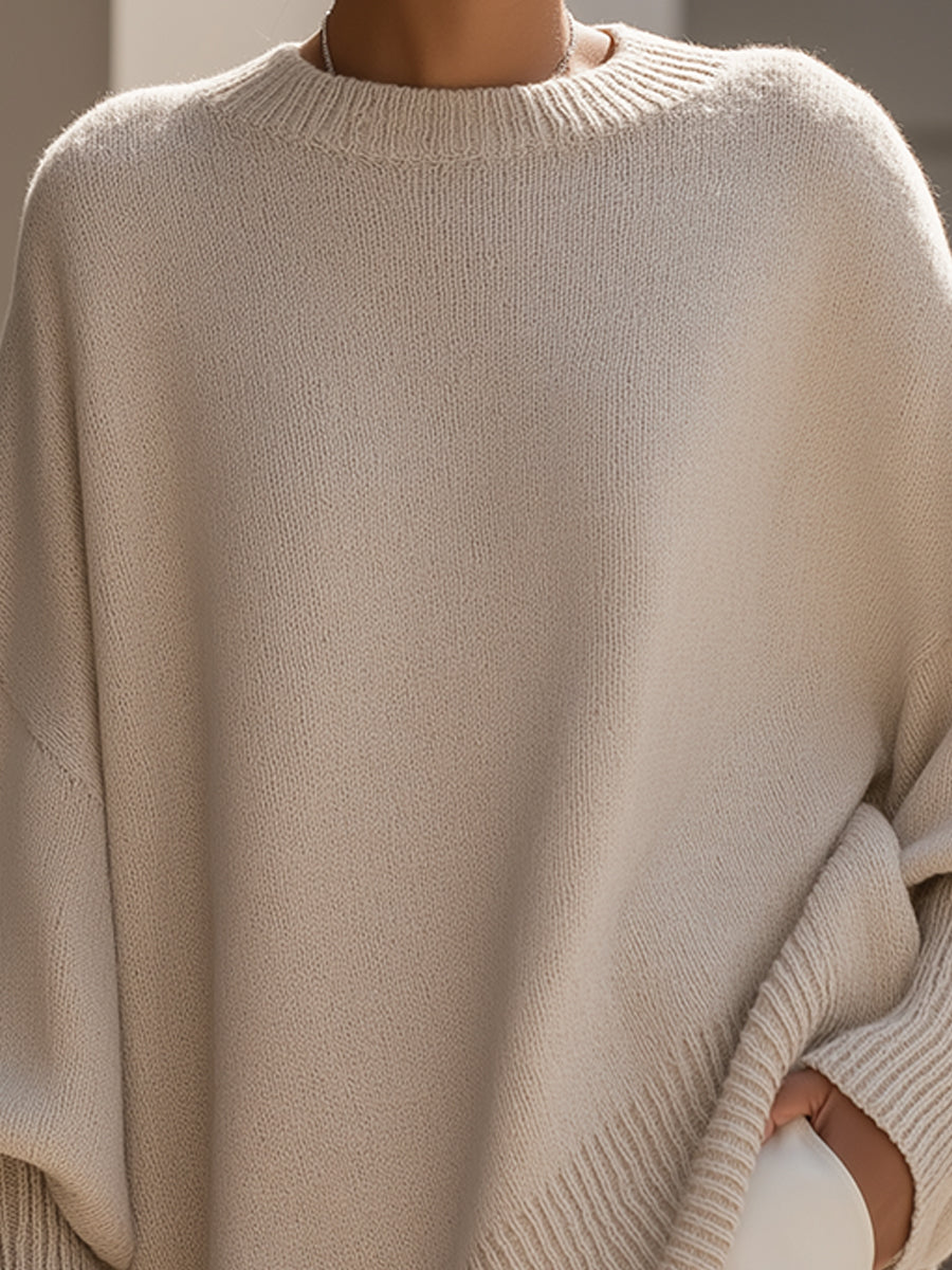Ashlyn - Jersey oversize de tacto suave