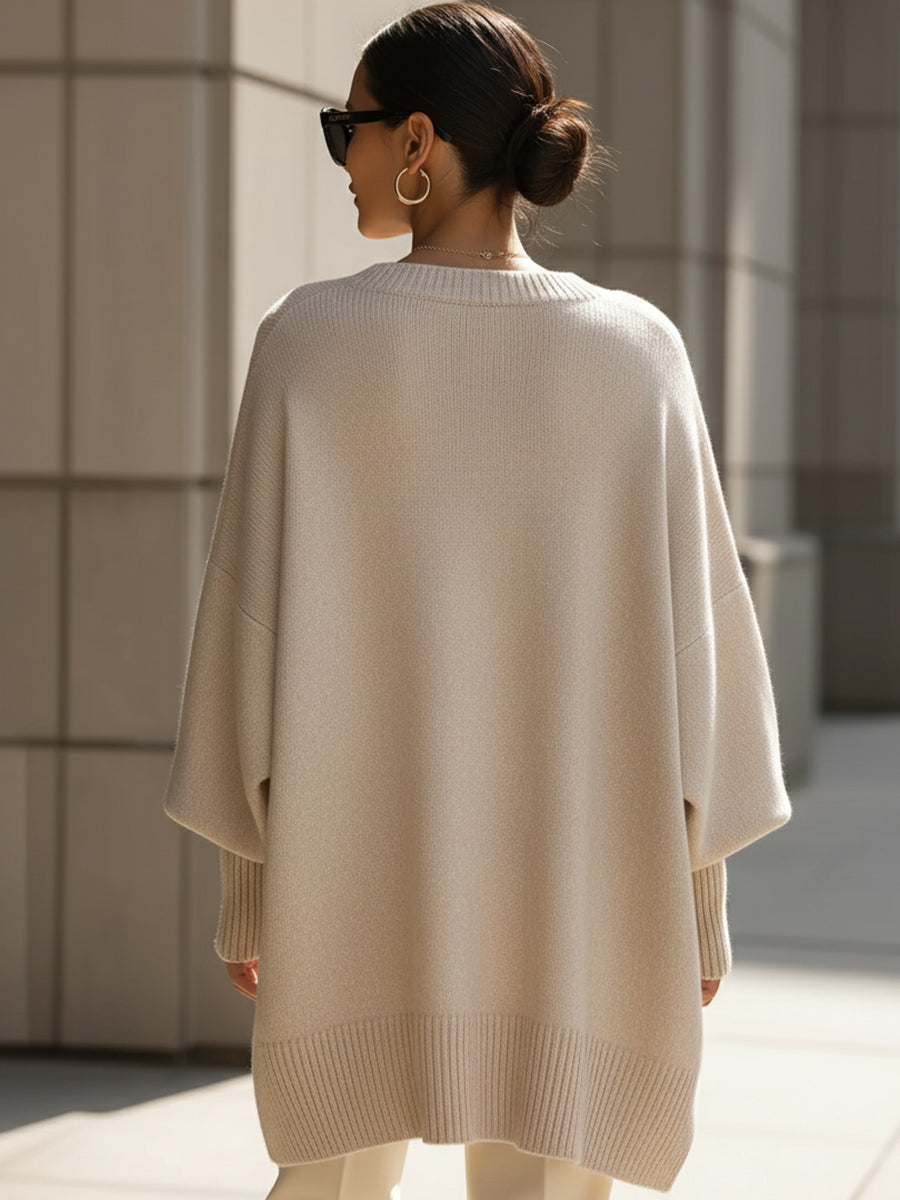 Ashlyn - Jersey oversize de tacto suave