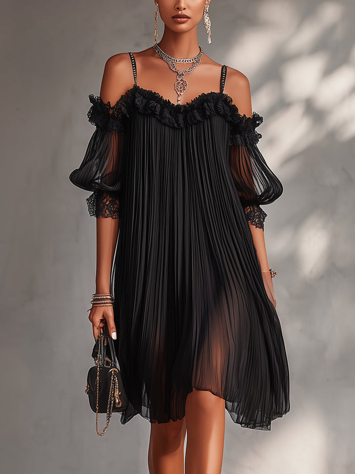 Leorina - Minivestido elegante de tirantes