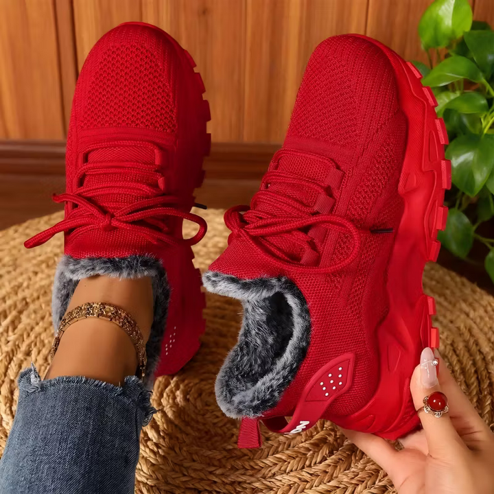 Lirra - Zapatillas de estar por casa de invierno de tacto suave