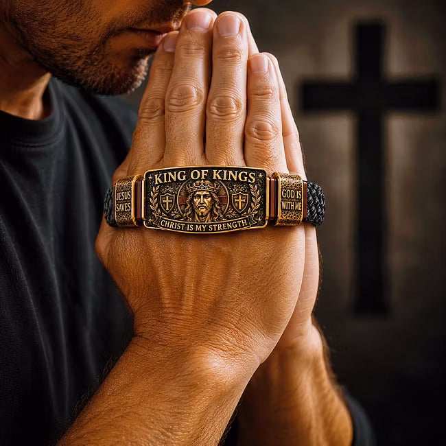 Ezren - Pulsera cristiana Rey de Reyes
