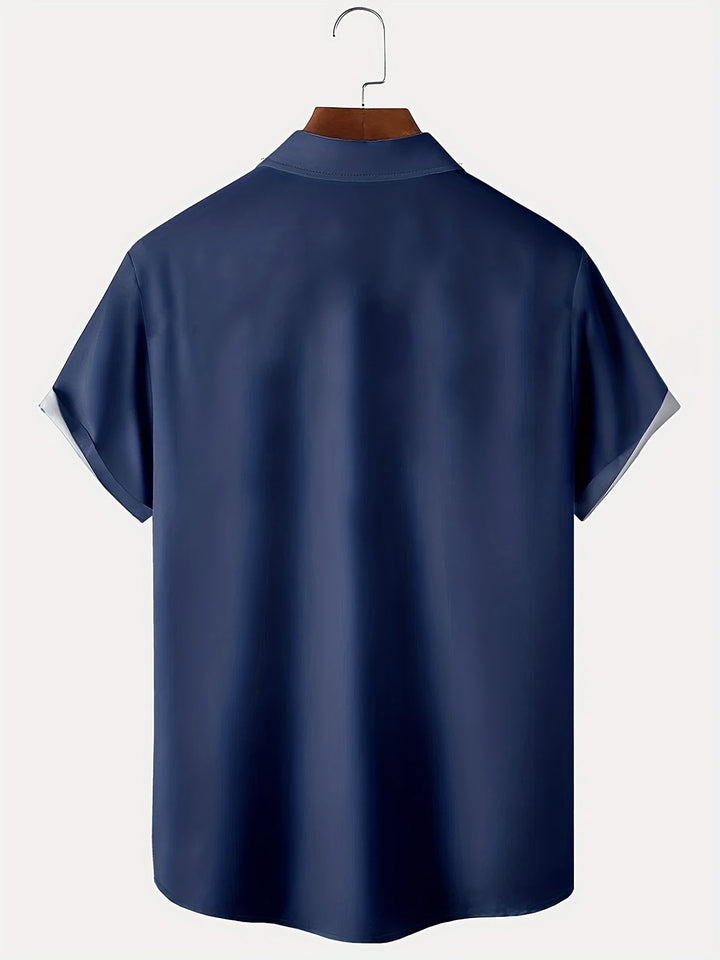 Morpeth - Camisa de rayas vintage con cuello abotonado