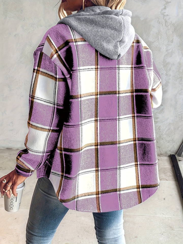 Genevessa - Chaqueta con capucha de tacto suave