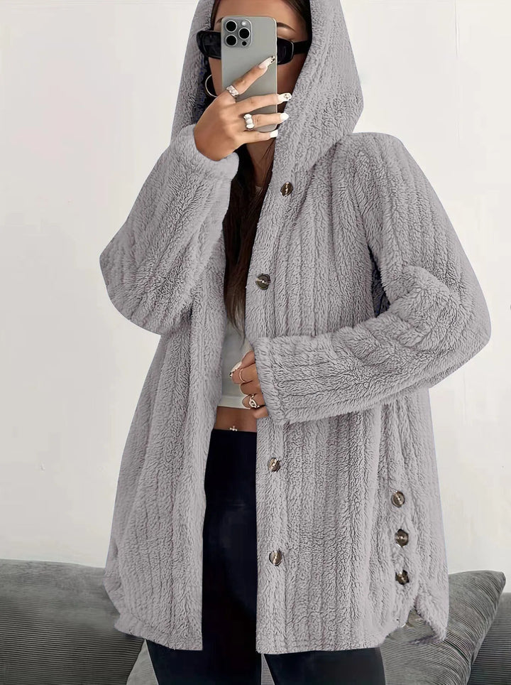 Bellarisse - Chaqueta con capucha texturizada y abrigada
