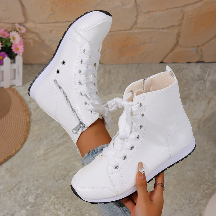 Deloriane - Botines de cordones casuales