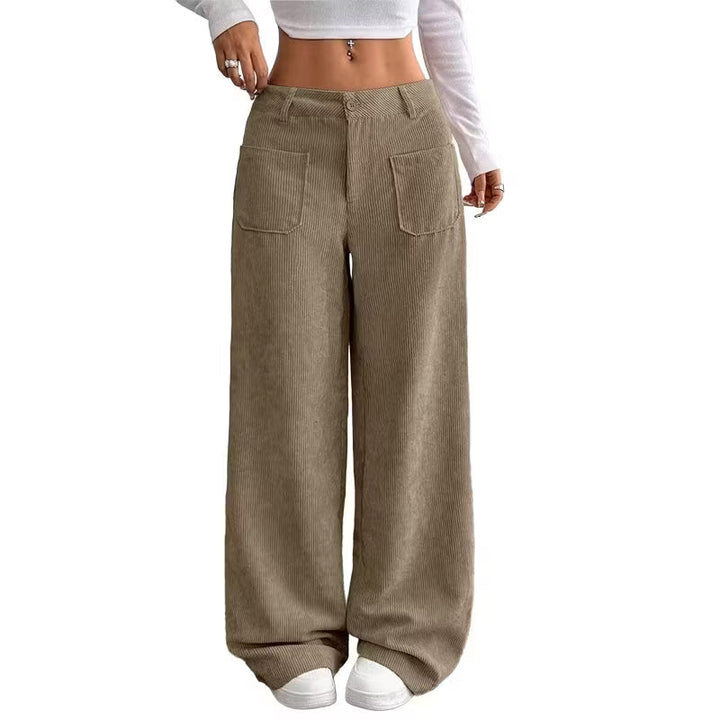 Eithne - Pantalón de pernera ancha de tacto suave