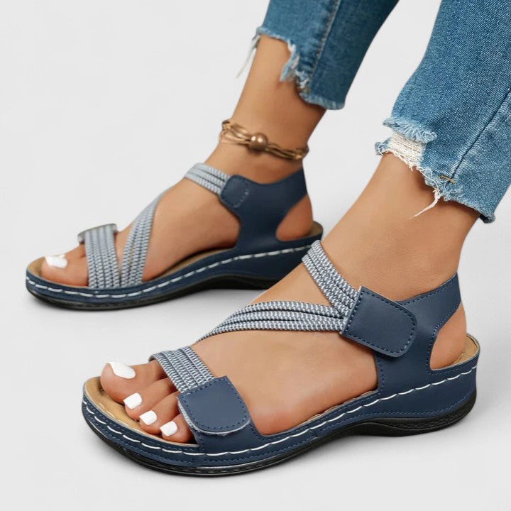 Francine - Sandalias ortopédicas acolchadas
