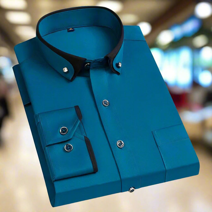 Falken - Camisa premium de botonadura frontal