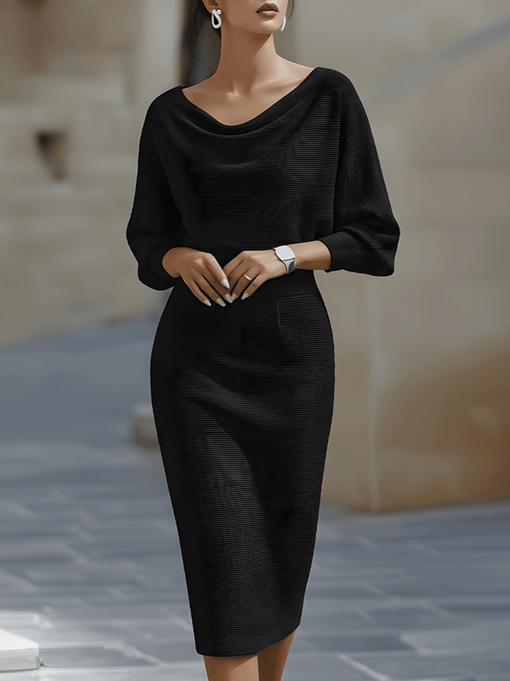 Bellisara - Vestido midi drapeado