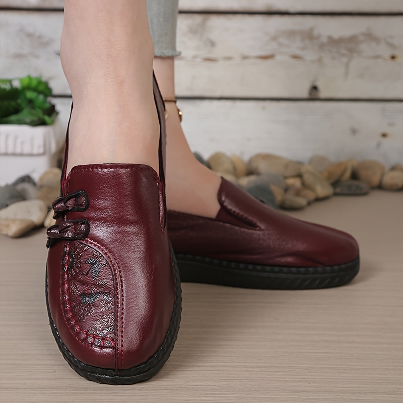 Faela - Mocasines sin cordones acolchados
