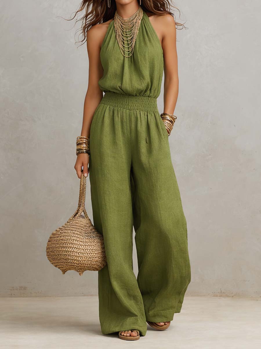 Elenie - Mono ligero de cuello halter