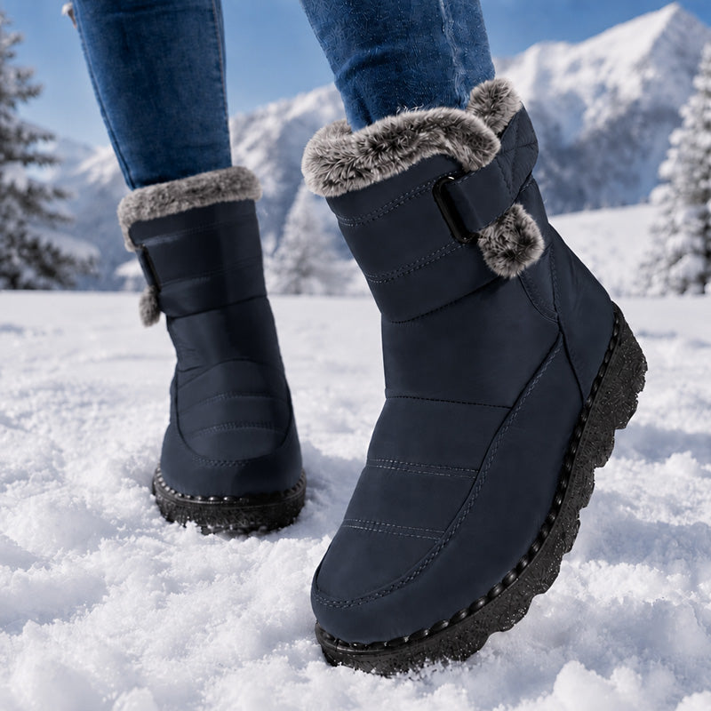 Adina - Botines de invierno con ribete de pelo