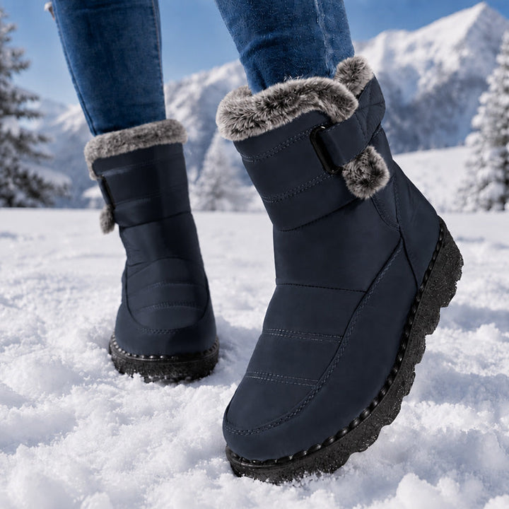 Adina - Botines de invierno con ribete de pelo