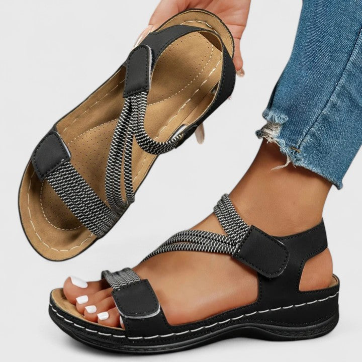 Francine - Sandalias ortopédicas acolchadas