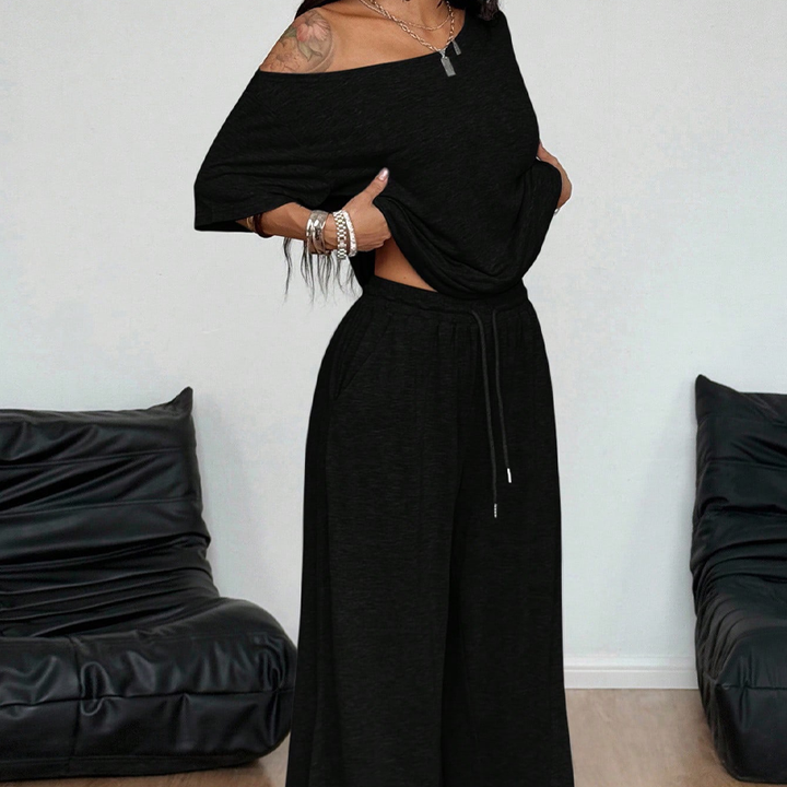 Kaeloria - Conjunto de homewear cómodo y desenfadado