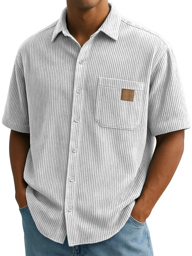 Anwick - Camisa de rayas de tacto suave