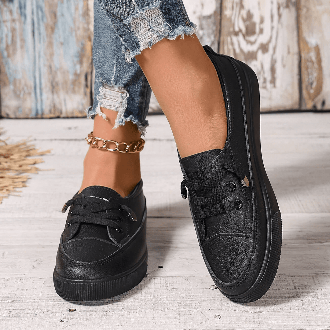 Elowise - Zapatillas con cordones y amortiguación
