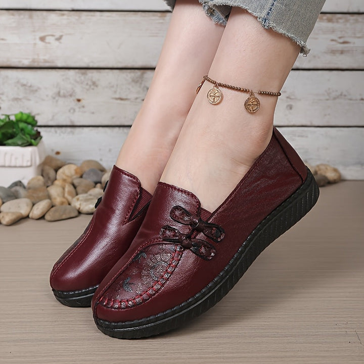 Faela - Mocasines sin cordones acolchados