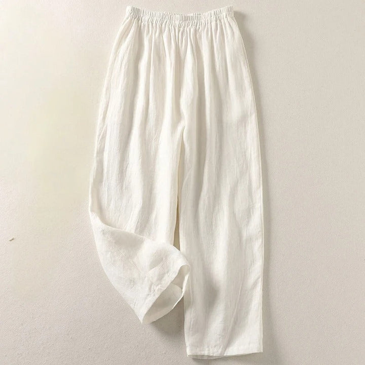 Giselora - Pantalón fluido de lino