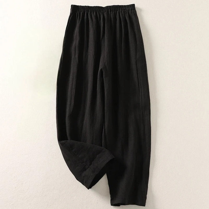 Giselora - Pantalón fluido de lino
