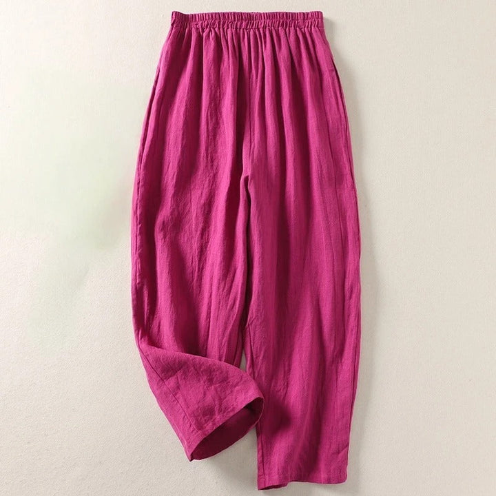 Giselora - Pantalón fluido de lino