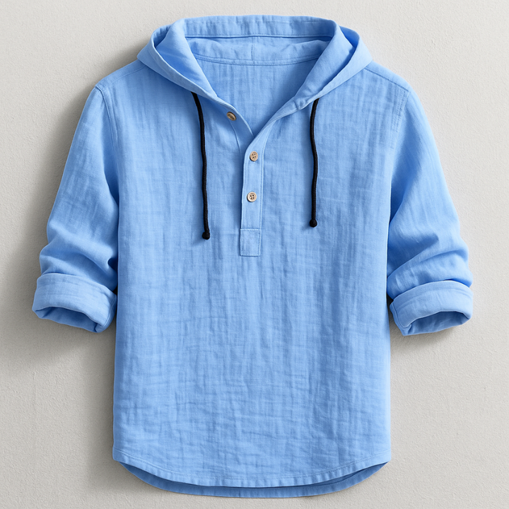 Daelor - Camisa con capucha de tacto suave