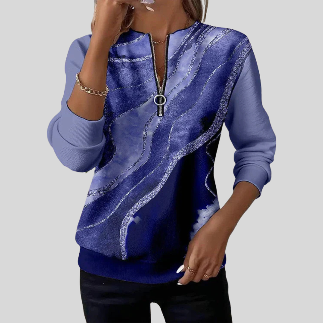 Baila - Sudadera con estampado vintage