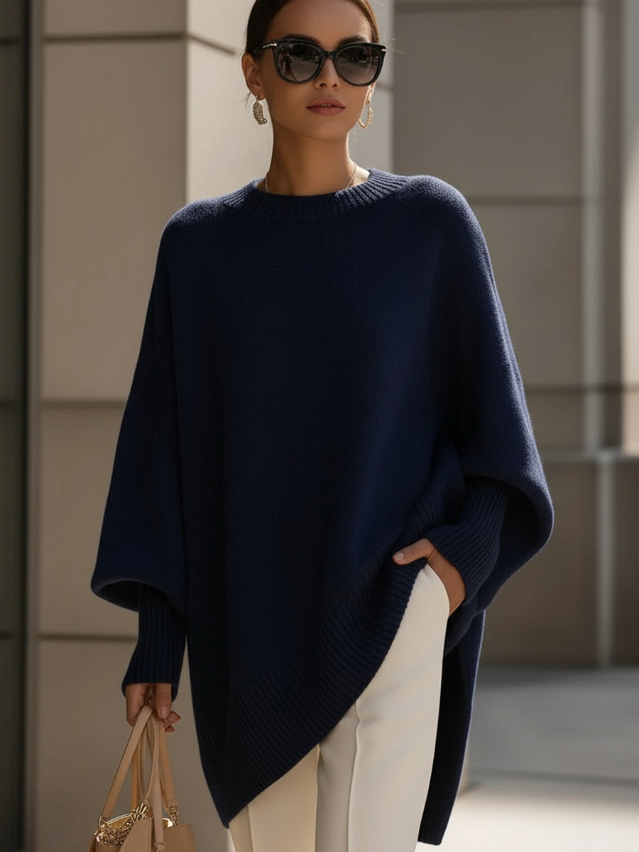 Izzie - Poncho drapeado