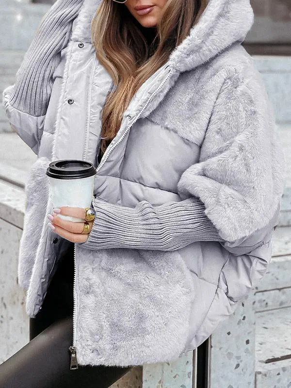 Audra - Chaqueta acolchada de invierno con capucha