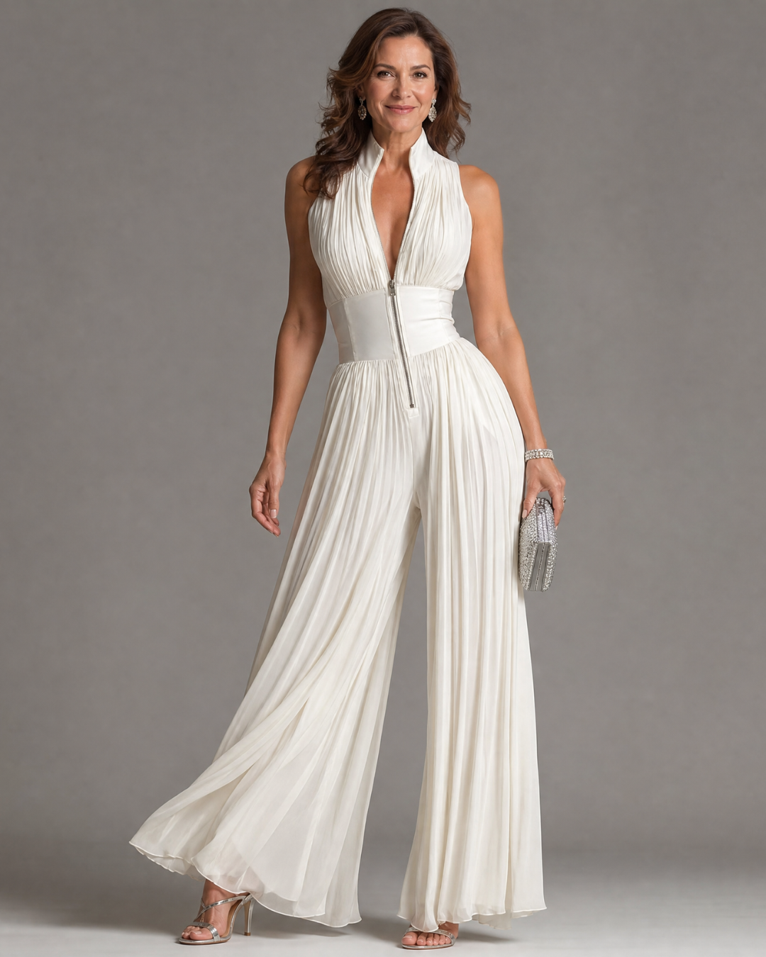 Ellery - Mono plisado de pernera ancha