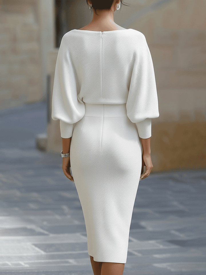 Bellisara - Vestido midi drapeado