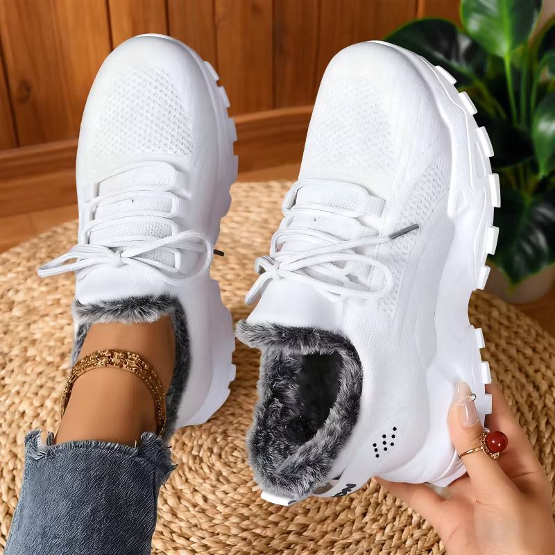 Lirra - Zapatillas de estar por casa de invierno de tacto suave