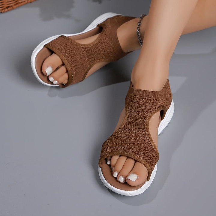 Rory - Sandalias de punta abierta con plantilla acolchada