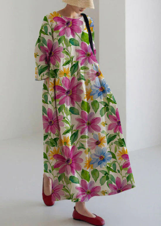 Oliva - Vestido patchwork fresco