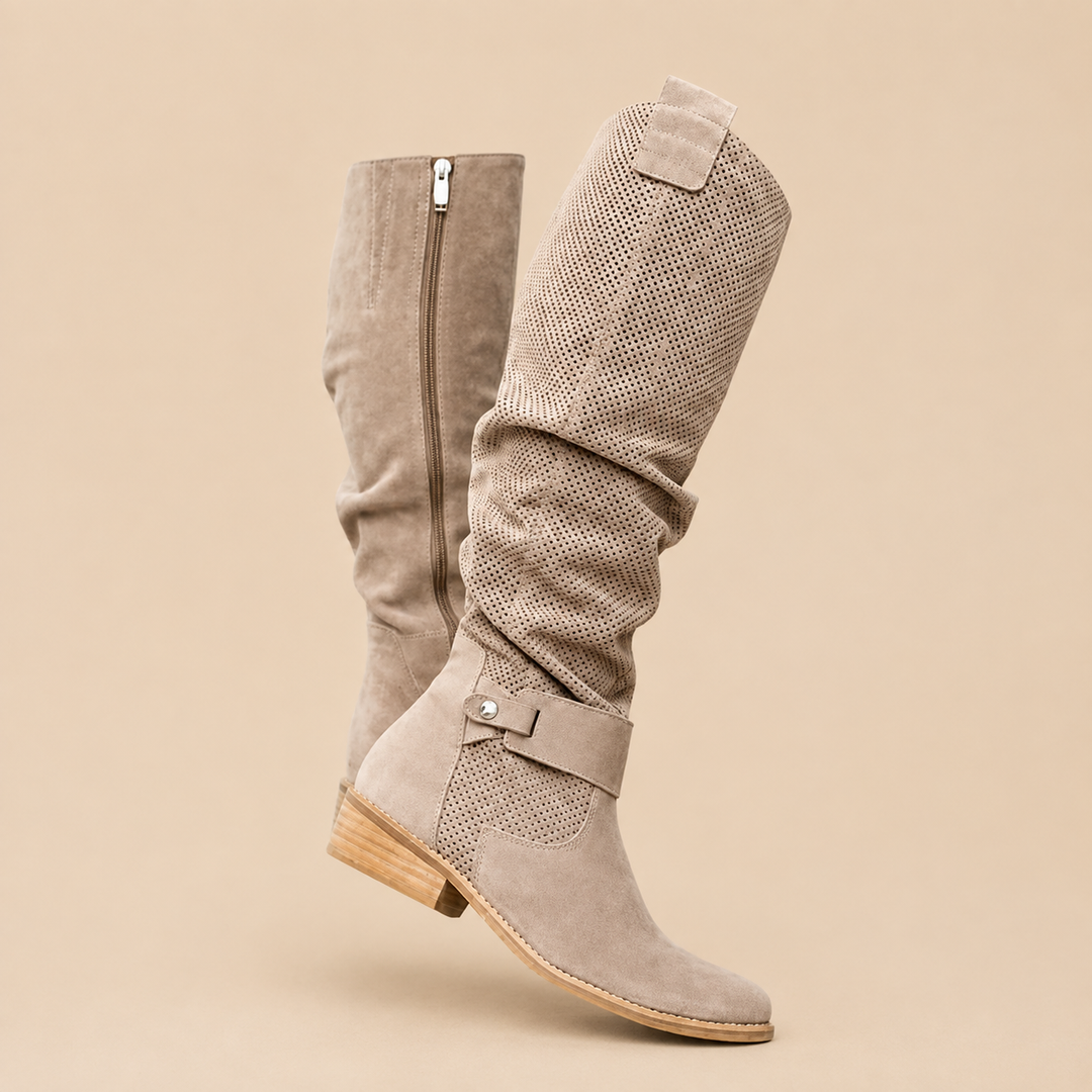 Amira - Botines cowboy acolchados