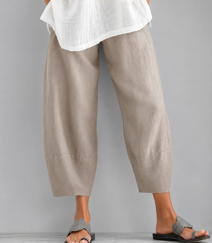 Eulorine - Pantalón de pernera ancha de tacto suave