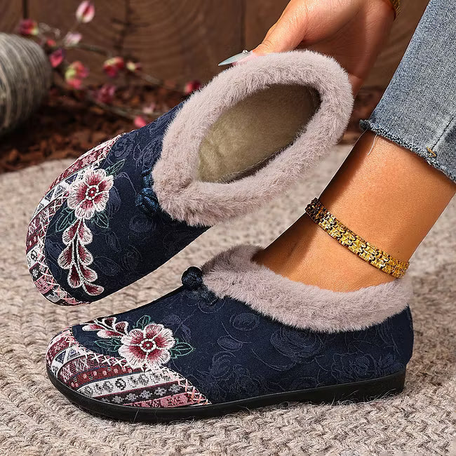 Isola - Zapatos sin cordones con forro floral