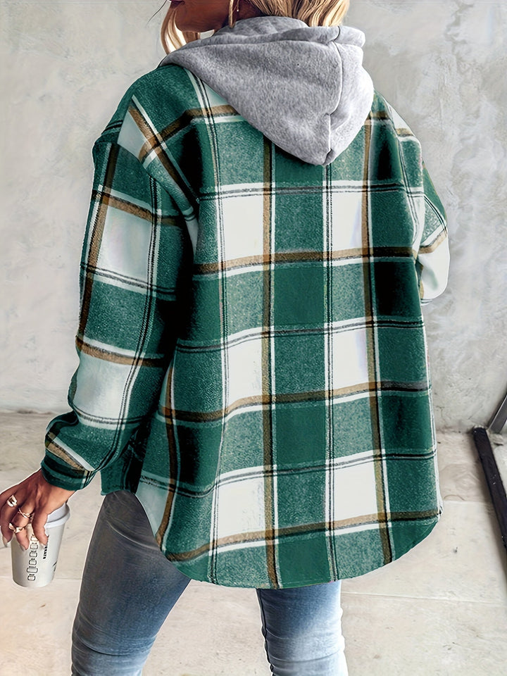 Genevessa - Chaqueta con capucha de tacto suave