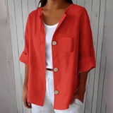 Azelia - Camisa veraniega holgada y suave al tacto