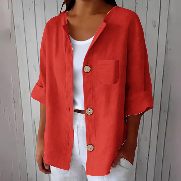 Azelia - Camisa veraniega holgada y suave al tacto