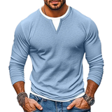 Irving - Camisa de manga larga de tacto suave