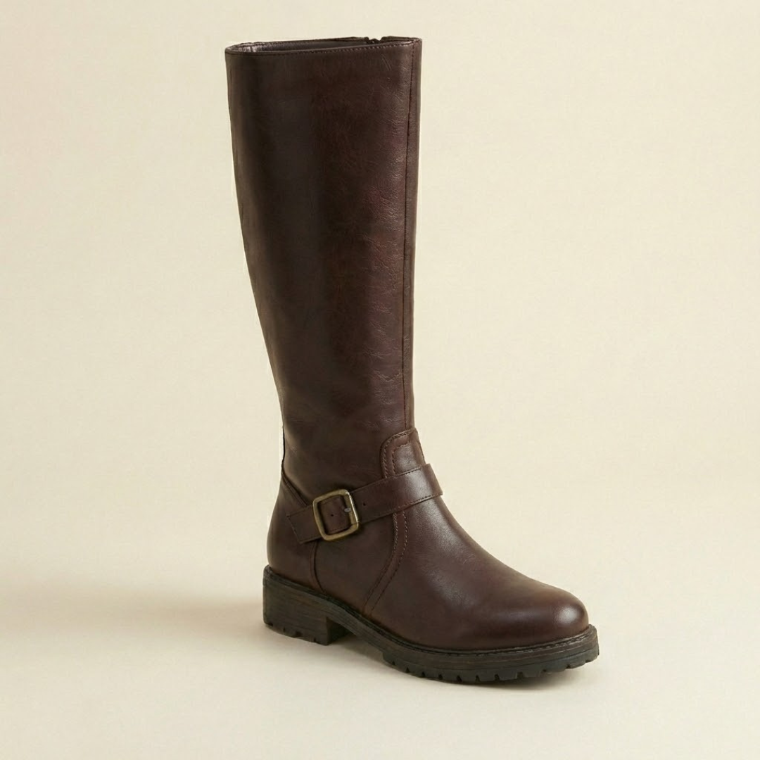 Estera - Botas de tacón con doble cierre