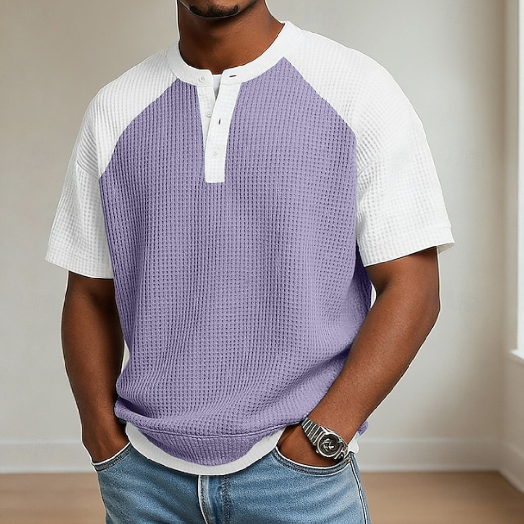 Arbor - Polo de punto con textura gofre