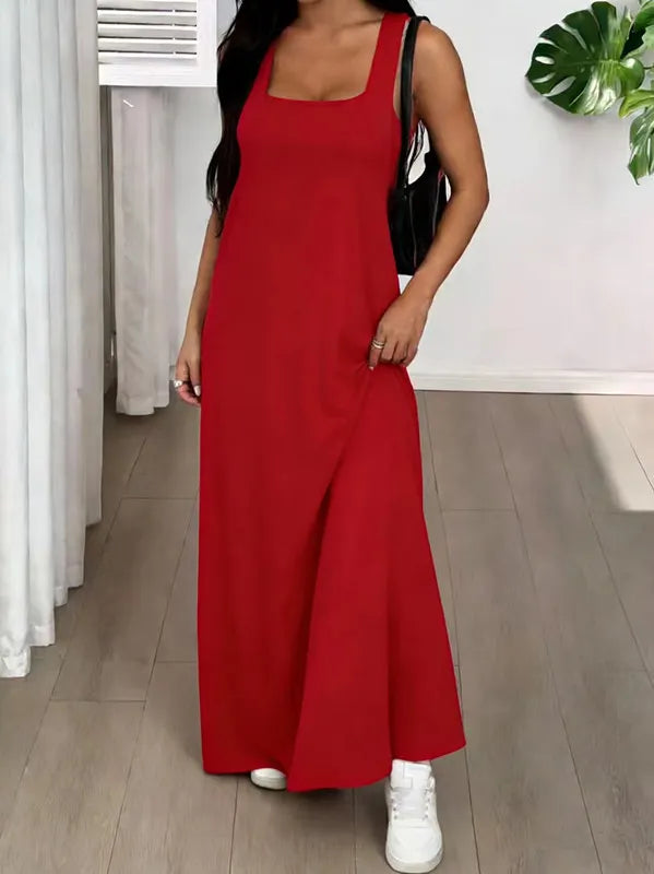 Evania - Vestido largo de dos piezas con capas