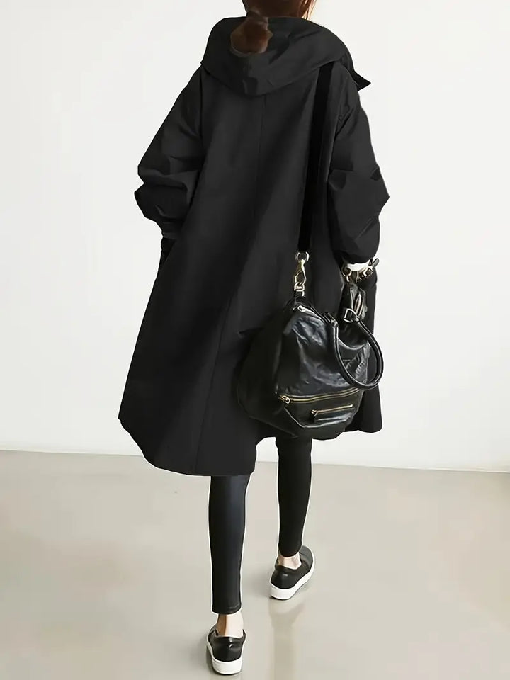 Lyonesse - Gabardina oversize resistente al agua