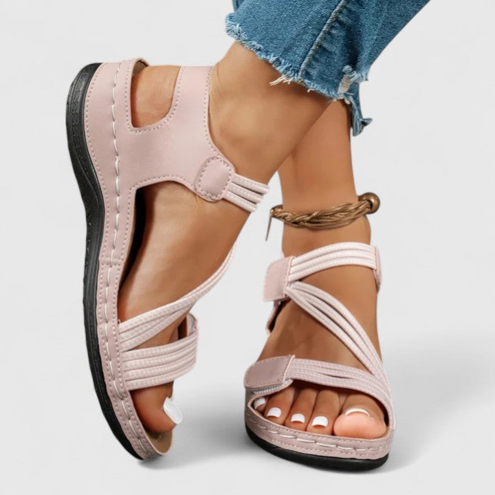 Francine - Sandalias ortopédicas acolchadas