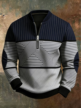 Caian - Jersey de punto premium con media cremallera