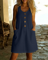 Katelin - Vestido de verano con botones