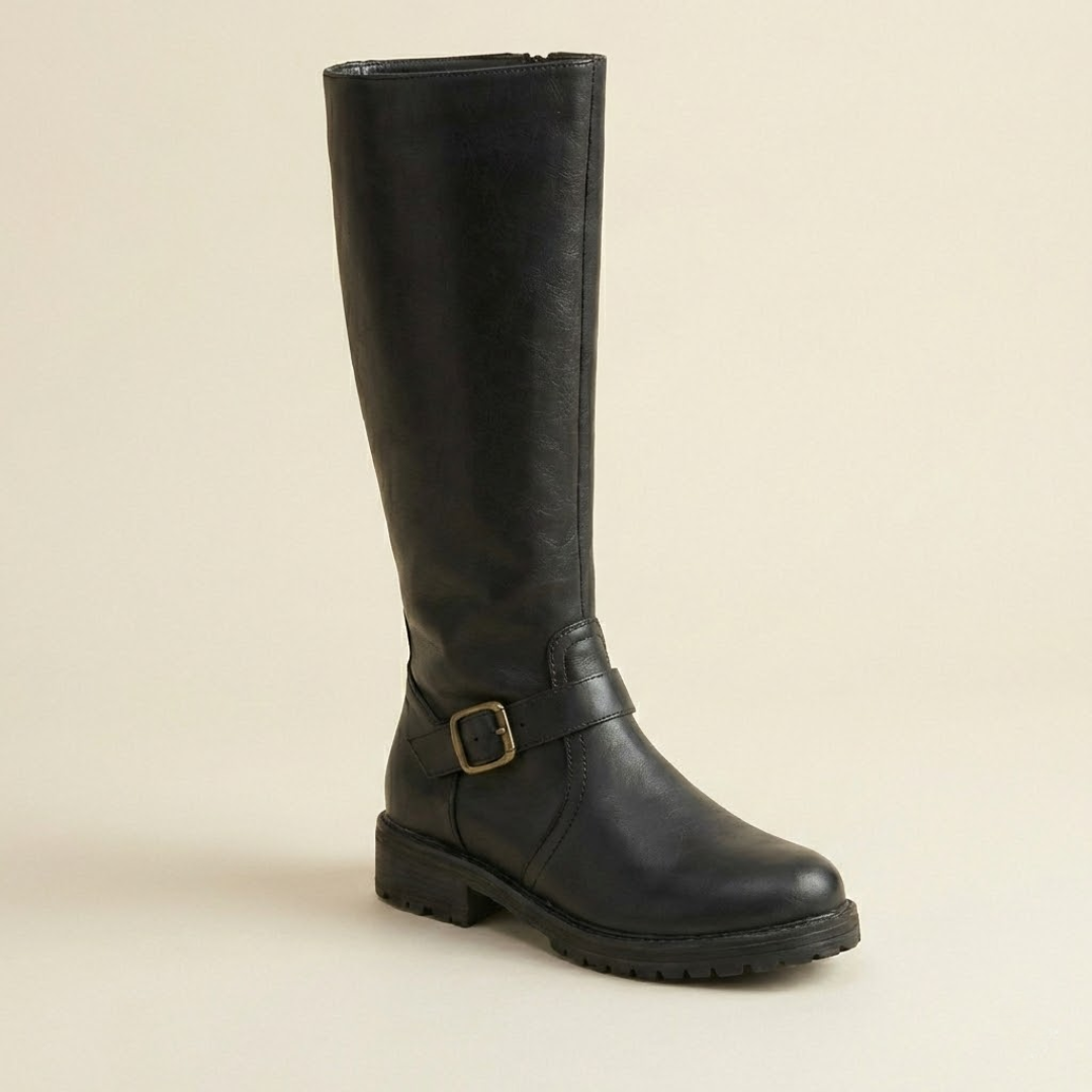 Estera - Botas de tacón con doble cierre