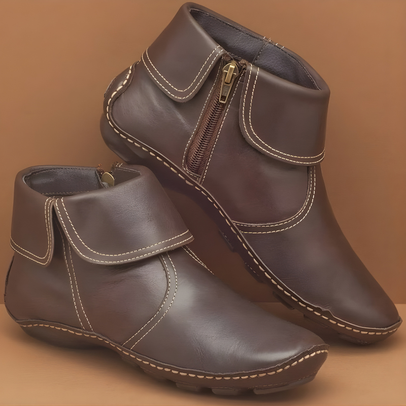 Winona - Botas de piel con vuelta
